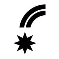 Fall Glyph Icon Design vector