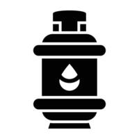Propane Glyph Icon Design vector
