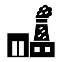 Pollution Glyph Icon Design vector