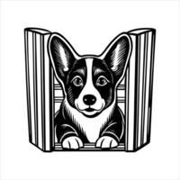 Cardigan Welsh Corgi vector