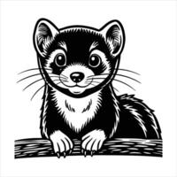 Rabbit Front View vector