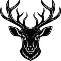 The Evolution of Deer Head Silhouette in Fashion and Design vector