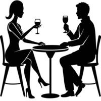 Young Pair Bonding Over a Warm Beverage in a Cozy Setting vector