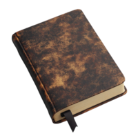 Rustic Leather-Bound Journal png