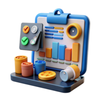 Data Analysis Dashboard Visualizing Key Metrics png