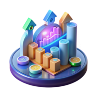 Visualizing Growth Data-Driven Insights Upward Trends png