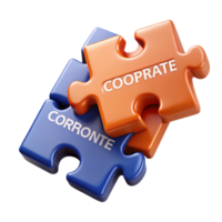 Cooperation vs. Confrontation A Puzzle of Collaboration png