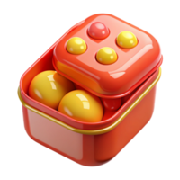 Colorful Sensory Toy Box with Push Balls png