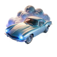 Classic Car, Speed, Smoke, Chrome, Retro, Vintage, Luxury, Automobile, Design, Coupe png