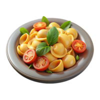 Delicious Tortellini with Tomatoes and Basil png