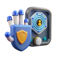 Digital Shield Protecting Your Data with AI png