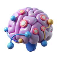 Exploring the Neural Network A 3D Model of the Brain png