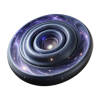 Cosmic Swirl Abstract Galaxy in Concentric Rings png