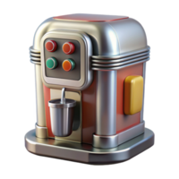 Retro Drink Dispenser Vintage Soda Machine Design png