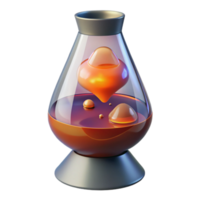 Lava Lamp Fluid Dynamics, Home Decor, Glass Art, Relaxing Light, Warm Glow, Tabletop Lamp, Ambient Lighting, Liquid Motion, Viscous Flow, Ornamental Lamp png