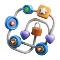 Connecting Components A 3D Puzzle of Shapes and Security png