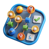 Interactive 3D Process Flowchart App png