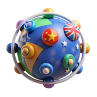 Global Connections A 3D Model of International Unity png