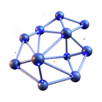 Complex Network Structure Interconnected Nodes and Connections png