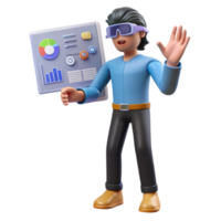 Data Visualization Interactive Dashboard 3D Charts png