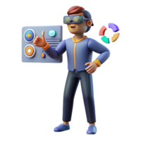 Virtual Reality Interface Data Visualization and Control png
