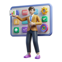 Data Visualization Business App Interface Design png