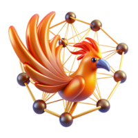 Phoenix Bird in Network Connection png