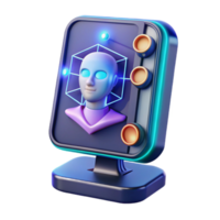 3D Face Recognition System Advanced Biometric Security png
