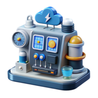 Cloud Computing Power Control Panel System png
