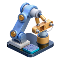 Automated Precision Robotic Arm Industrial Automation System png