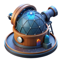 Exploring the Cosmos A 3D Model of an Observatory png