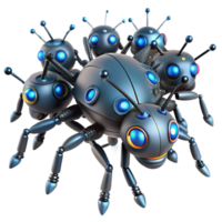 Cybernetic Insect Swarm Robotics, AI, and Collective Intelligence png