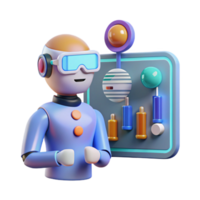 AI Robot and Control Panel Automation and Technology png