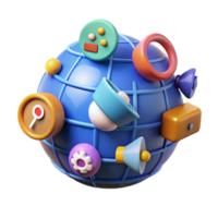 Global Network of Communication and Data png