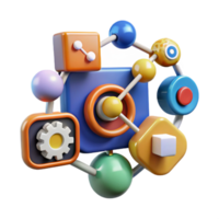 Connected System Network, Data, Integration, and Automation png