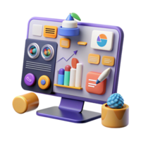 Interactive Data Dashboard Visualizing Business Insights png