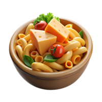 Pasta with Cheese and Tomatoes png