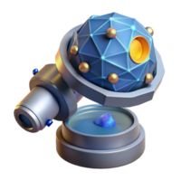 Analyzing Gemstone with Advanced Technology png