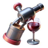 Automatic Wine Pourer Innovative Design for Effortless Wine Serving png