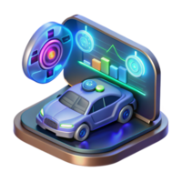 Smart Car Diagnostics Data Analysis Vehicle Monitoring png