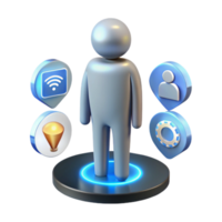Smart Home User Interface Connectivity, Profile, Automation, and Settings png