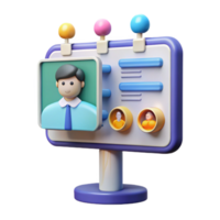 3D Profile Display Team Member Directory, ID Card, Avatar, Online Persona, Digital Profile, Employee Information, Personnel Roster, Interactive Profile, Virtual Identification png