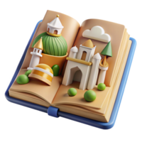3D Pop-up Book Architectural Wonders png