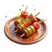 Delicious Grilled Skewers A Culinary Delight png