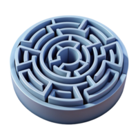 Circular Maze Navigating Complexity png