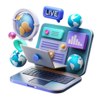Global Live Data Interactive Web Platform png