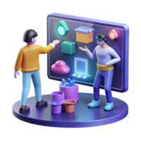Virtual Collaboration 3D Design Interactive Prototyping png