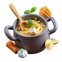 Creamy Pasta Soup Recipe Simple, Delicious, and Easy png
