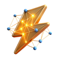 Fast Data Network Connected Nodes Energy Transfer png