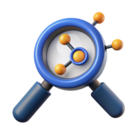 Network Analysis Magnifying Connections Data Visualization png